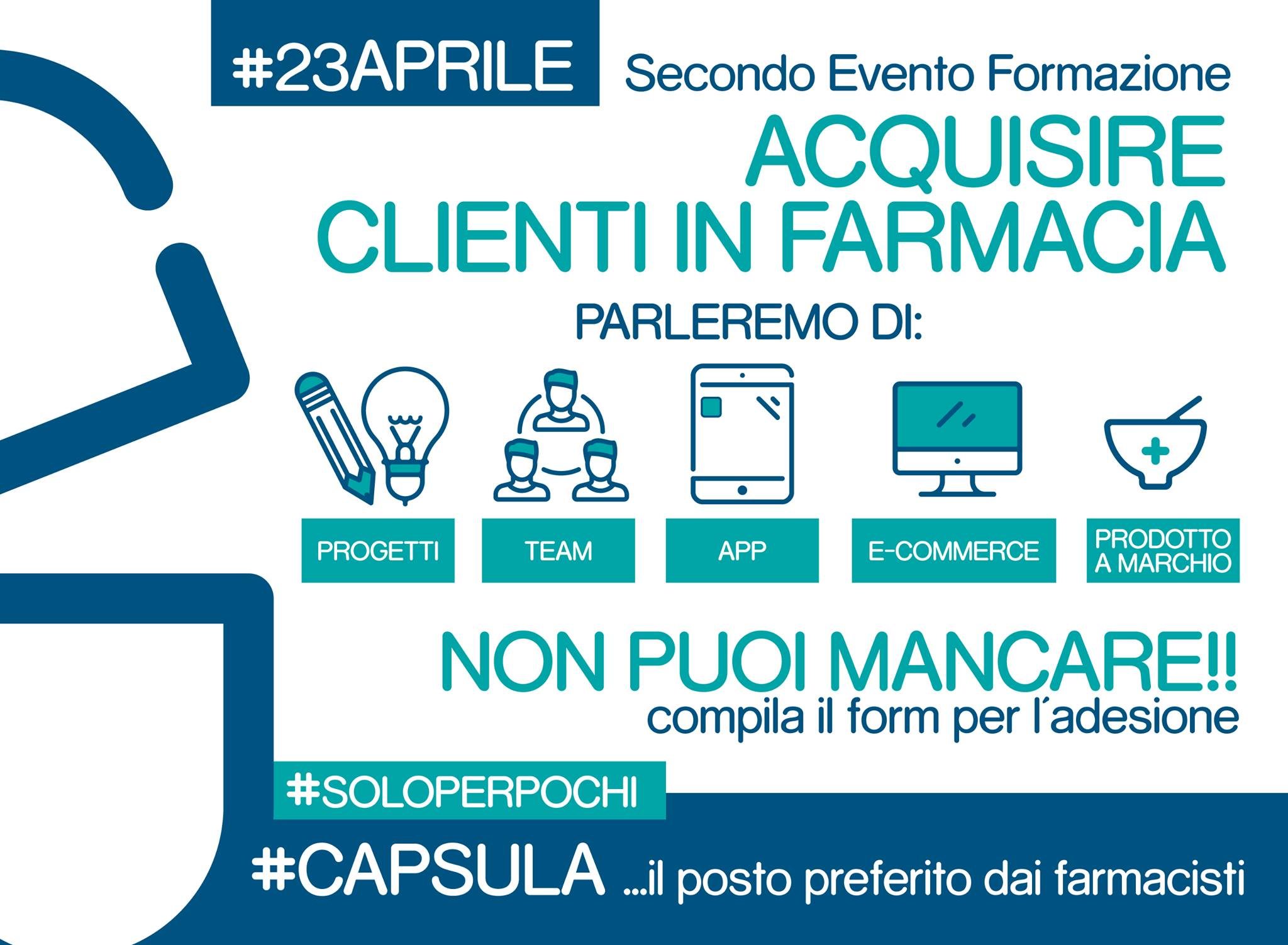 Immagine dell’incontro Strategie per acquisire clienti in farmacia