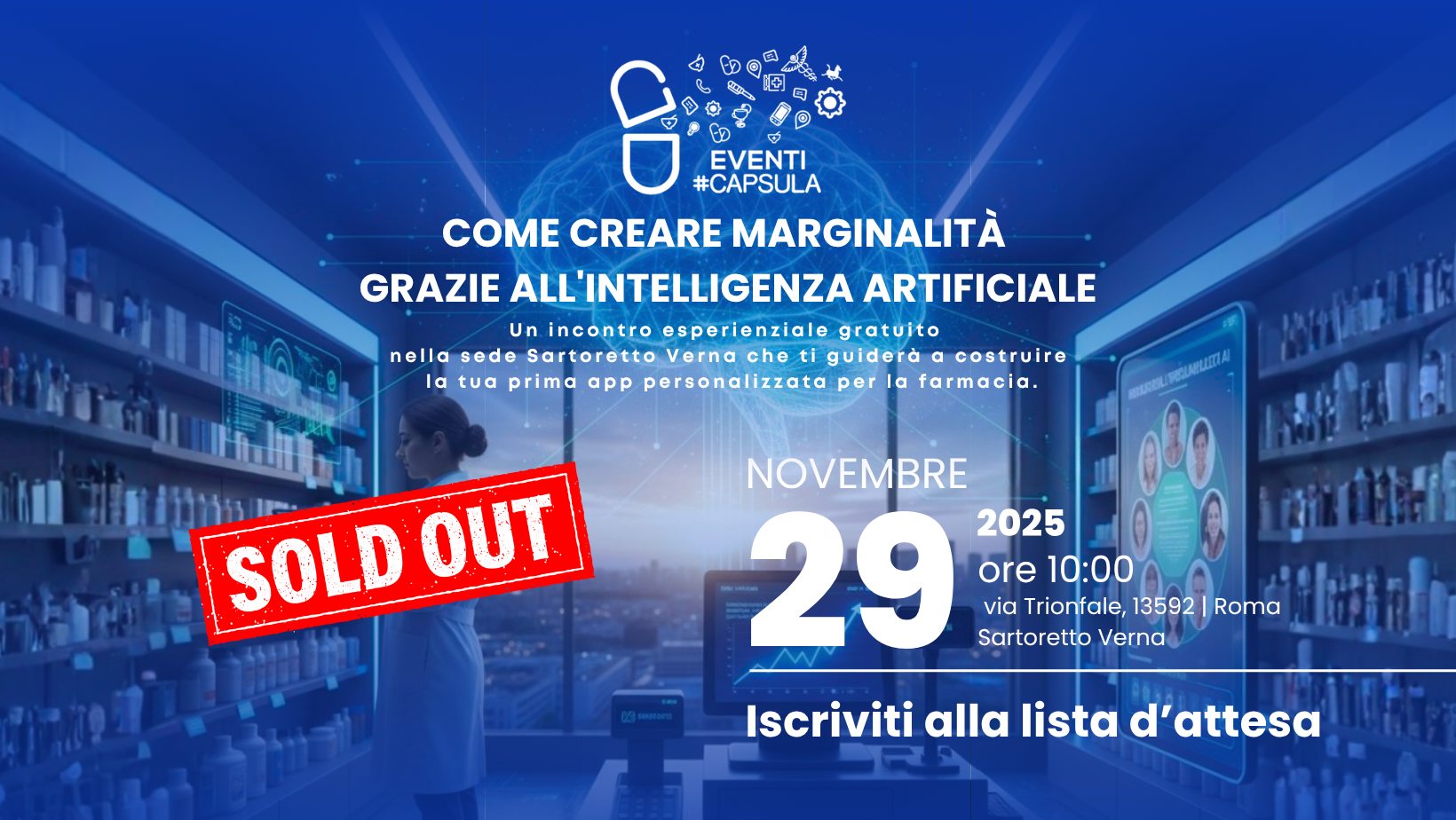 Immagine dell’incontro Lo storytelling in farmacia