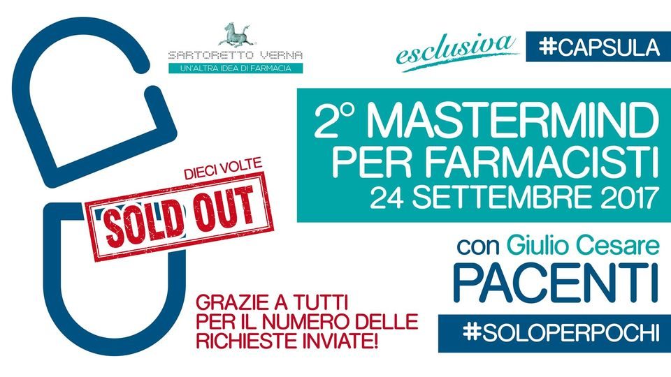 Immagine dell’incontro Mastermind Farmacia